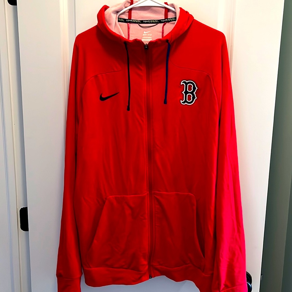 Boston Red Sox Nike on field zip up.